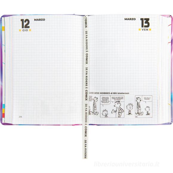 Comix 2025-2026. Agenda 16 mesi mini. Silky Wave