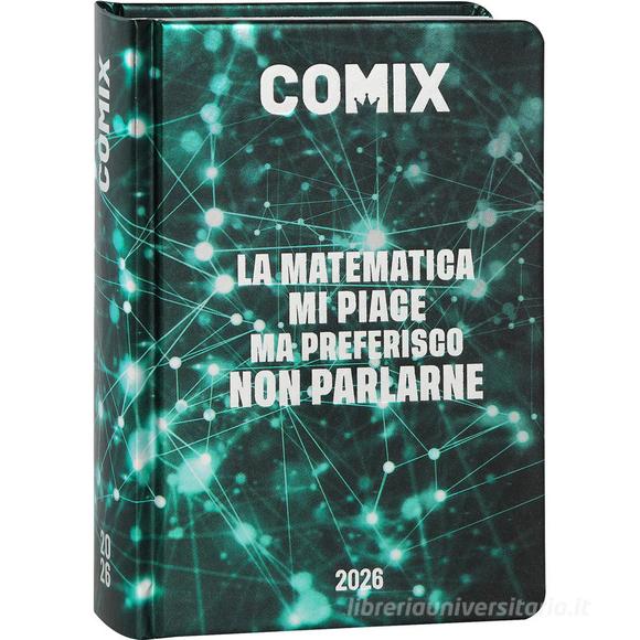 Comix 2025-2026. Agenda 16 mesi mini. Electric Green