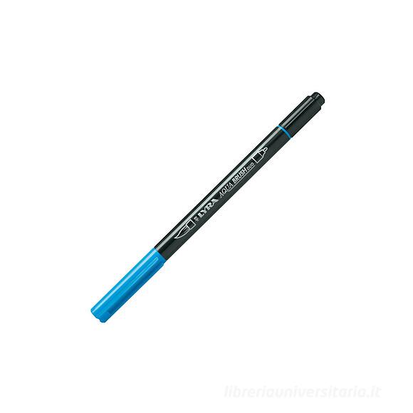Pennarello acquerellabile Lyra Aqua Brush Duo blu chiaro