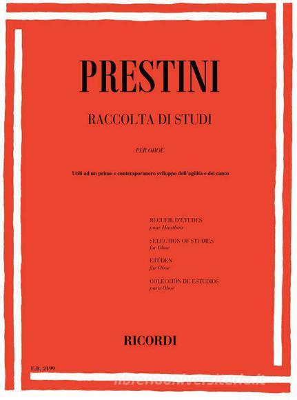 Raccolta Di Studi Per Oboe Utili Ad Un Primo E Contemporaneo Sviluppo Dell'Agilita E Del Canto