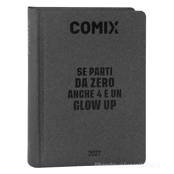 Agenda Comix 16 mesi Standard Charcoal-Diario scolastico 2026-2027