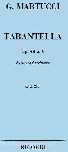 Tarantella Op.44 N.6 Partitura
