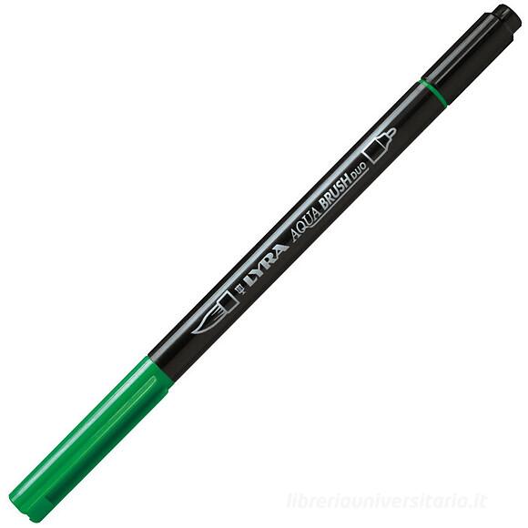 Pennarello acquerellabile Lyra Aqua Brush Duo verde