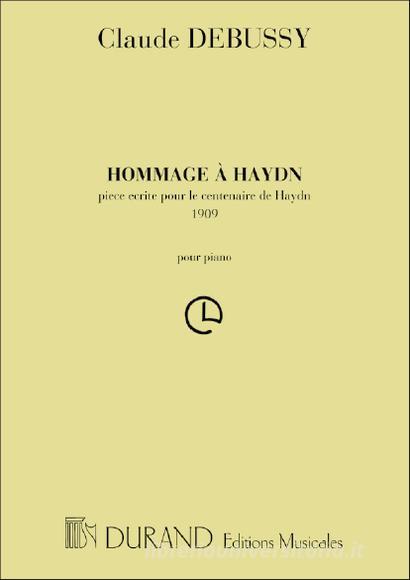 Hommage A Haydn Pour Piano Partition