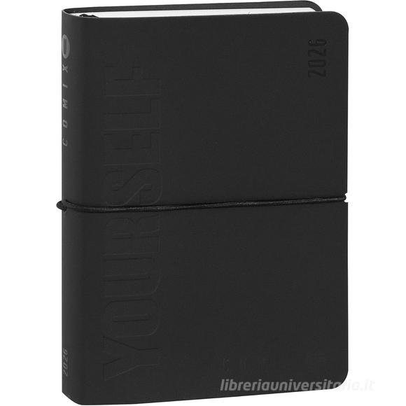 Comix U Yourself Mini Agenda 2025-2026 giornaliera 16 mesi. Nero