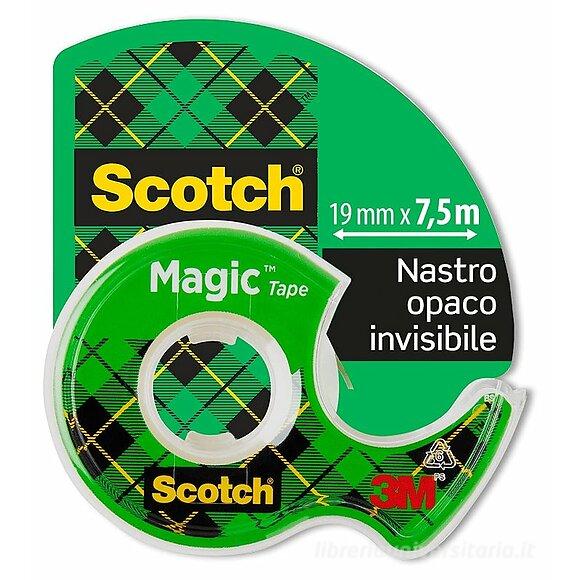 Chiocciola nastro adesivo opaco invisibile 19 mm x 7,5 metri