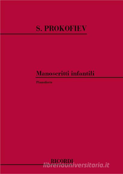 Manoscritti Infantili Per Pianoforte