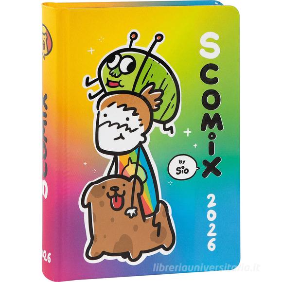 Comix 2025-2026. Agenda 16 mesi medium Scottecs by Sio. Disegno
