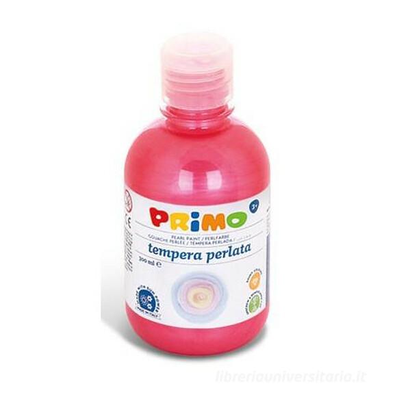 Flacone 300 ml colore a tempera perlata rosso