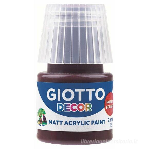 Tempera acrilico Giotto Decor ml 25 seppia