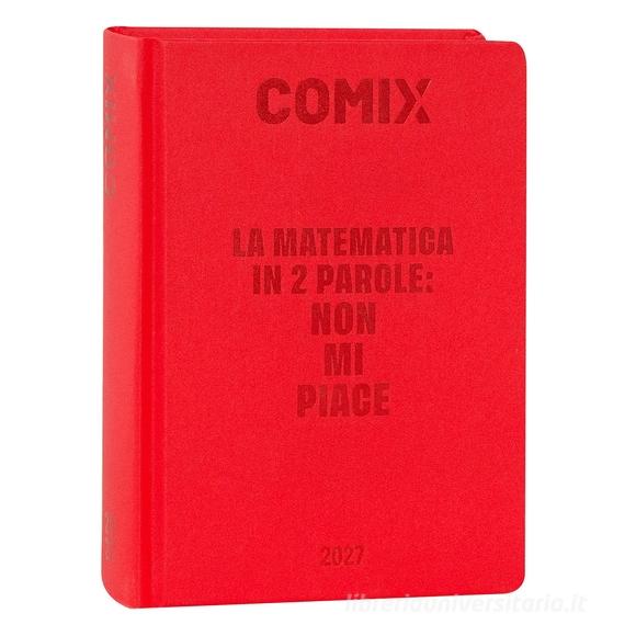 Agenda Comix 16 mesi Standard Red-Diario scolastico datato 2026-2027