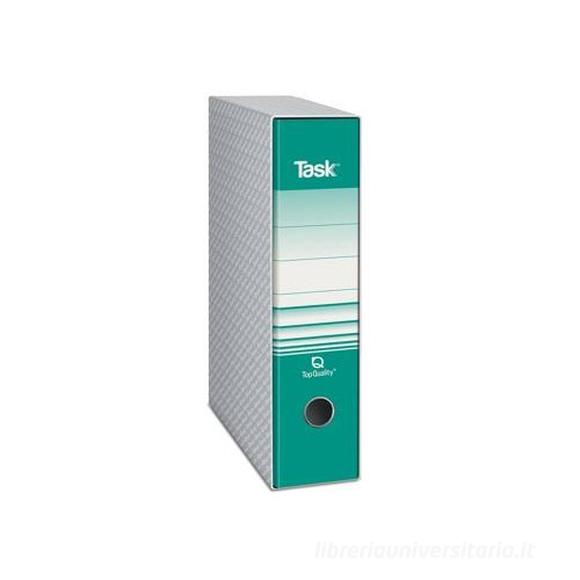 Registratore Task dorso cm 8 verde