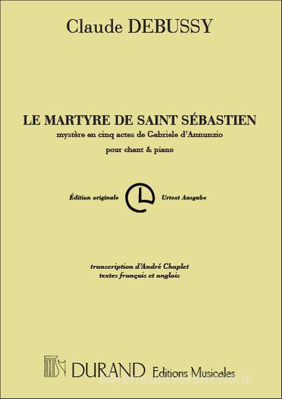 Martyre Chant/Piano (Fr/Angl) (Reduction Par Caplet