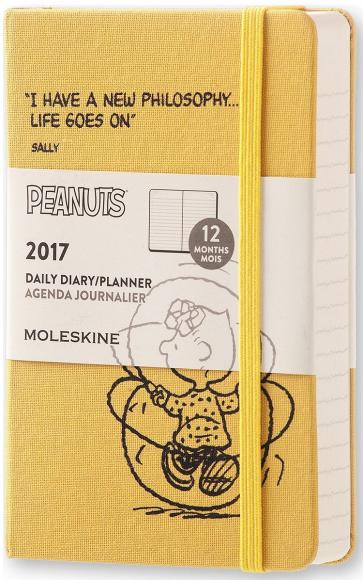 Moleskine 12 mesi - Agenda giornaliera Peanuts - Pocket 2017