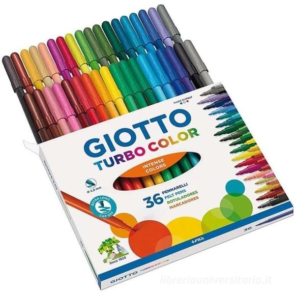 Pennarelli Giotto turbocolor 36 pezzi punta 2.8 mm