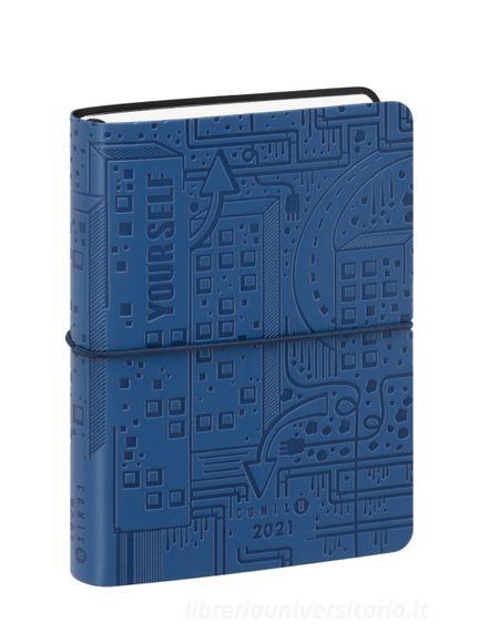 Comix U Yourself Mini Agenda 2020-2021 giornaliera 16 mesi. Special Edition. Blu