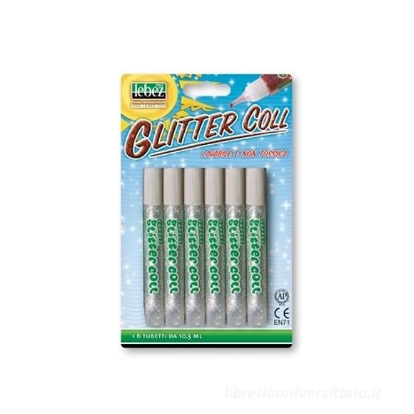 Set 6 pezzi colla stick Glitter 10ml