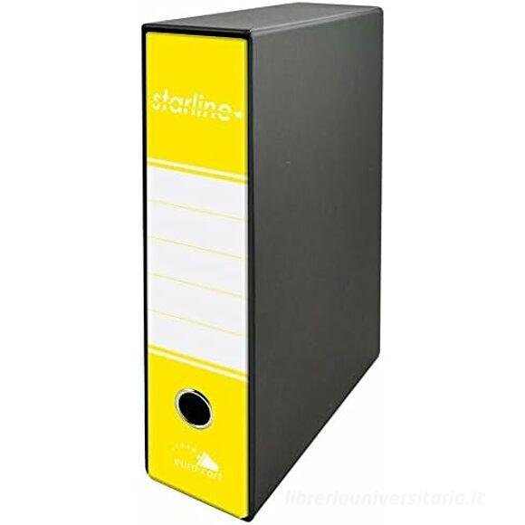 Registratore Starline dorso cm 5 giallo cm 28,5x34,3x5