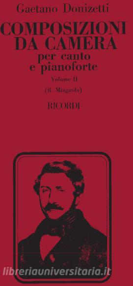 12 Composizioni Da Camera - Volume Ii Per Voce E Pianoforte Vol 2 Per Voce E Pianoforte Ed. R. Mingardo