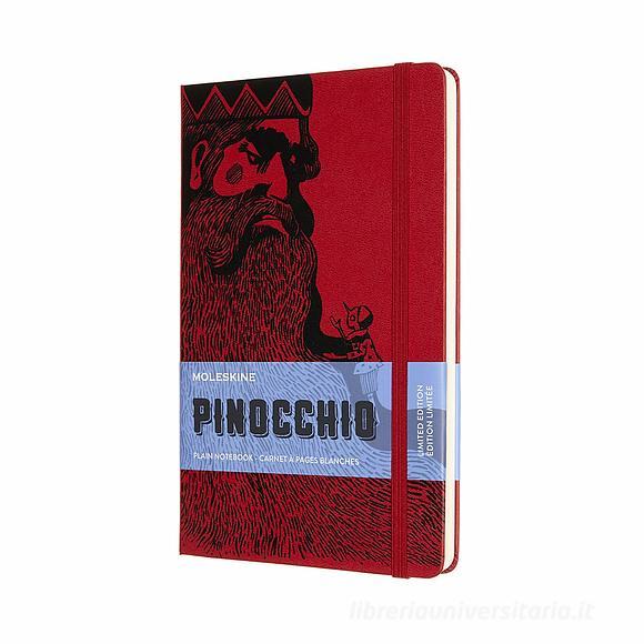 Moleskine - Taccuino Pinocchio pagine bianche Mangiafuoco - Large copertina rigida