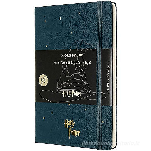 Moleskine - Taccuino a righe Harry Potter petrolio - Large copertina rigida