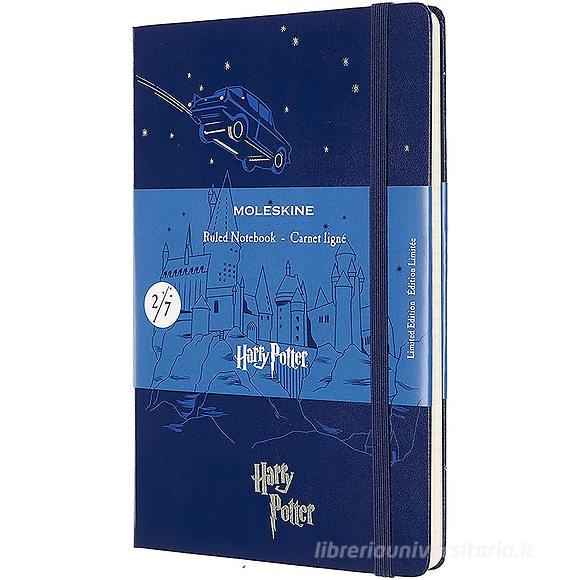 Moleskine - Taccuino a righe Harry Potter blu - Large copertina rigida