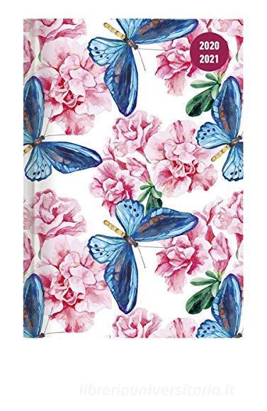 Diario agenda 16 mesi settimanale 2020-2021 Collegetimer A5 Butterfly