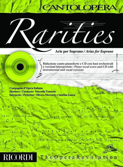 Cantolopera: Rarities - Arie Per Soprano Per Voce E Pianoforte Cantolopera - Spartito + Cd