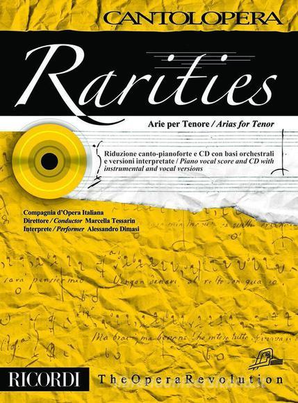 Cantolopera: Rarities - Arie Per Tenore Per Voce E Pianoforte Cantolopera - Spartito + Cd