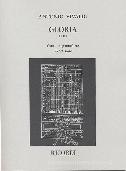 Gloria Rv 589 Ed. G.F. Malipiero - Riduzione Per Canto E Pianoforte (Bellezza) - Trad. En. G. Dunn Opere Vocali Di A. Vivaldi (Malipiero) - Spartito