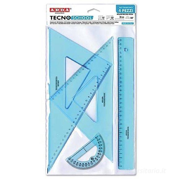 Set da disegno 4 pezzi TecnoSchool
