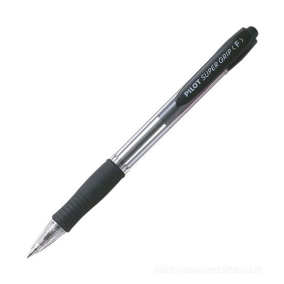 Penna a sfera a scatto Supergrip fine BPGP 10 R nero 