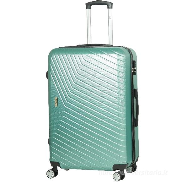 Trolley rigido verde acqua cm 78x48x28 (23477)