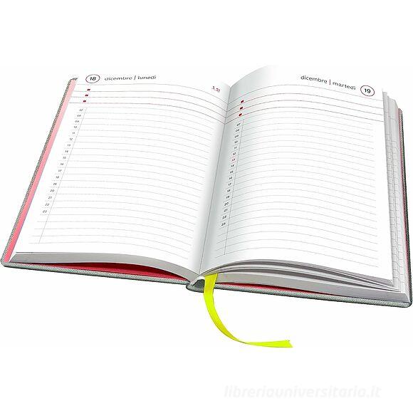 Uni Smemoranda 2024. Agenda 13 mesi giornaliera. Grigio