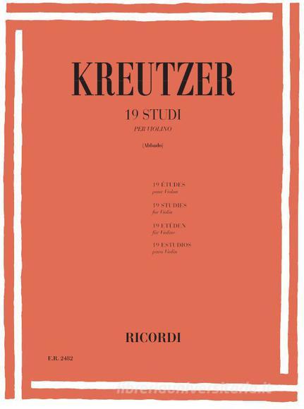 19 Studi Per Violino Ed. Mi. Abbado