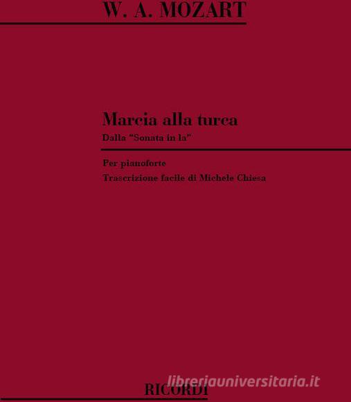 Marcia Alla Turca ( Facilitata) Per Pianoforte