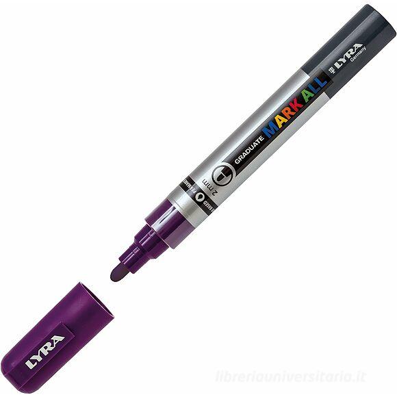 Pennarello marcatore Graduate Mark All 2 mm viola