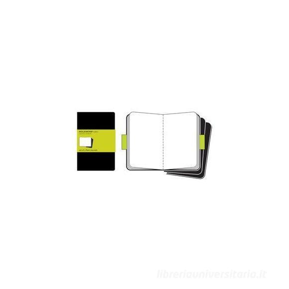 Moleskine chaiers a pagine bianche (Set da tre)