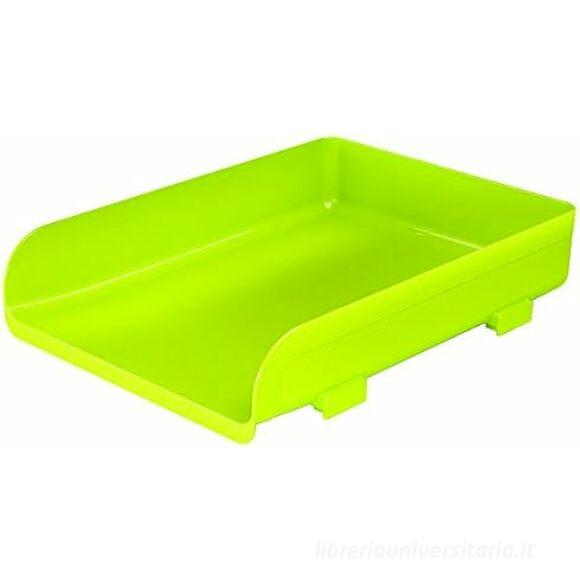 Vaschetta porta corripondenza My Desk verde cm 33,5x25,5x7