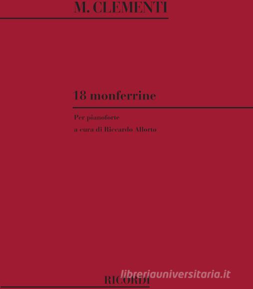18 Monferrine Per Pianoforte