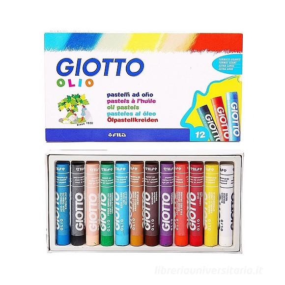 Confezione 12 pastelli ad olio Giotto Olio Maxi