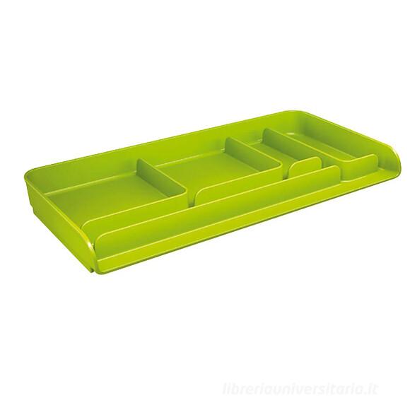 Basetta organizer porta oggetti da scrivania My Desk verde