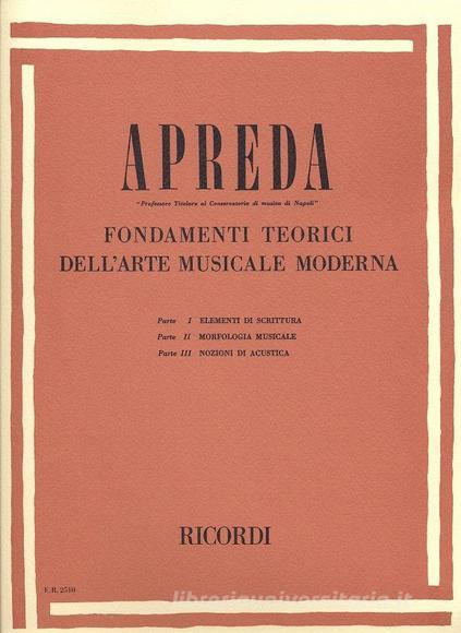 Fondamenti Teorici Dell'Arte Musicale Moderna