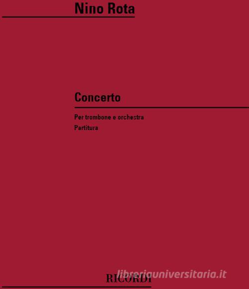 Concerto Per Trombone E Orchestra - Partitura