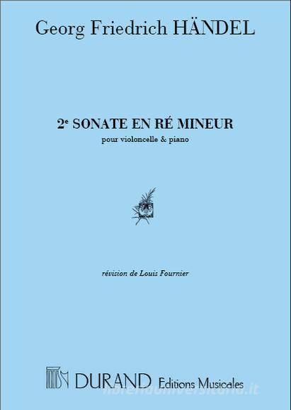 Sonate N 2 Vlc/Piano En Re Mineur (Fournier)