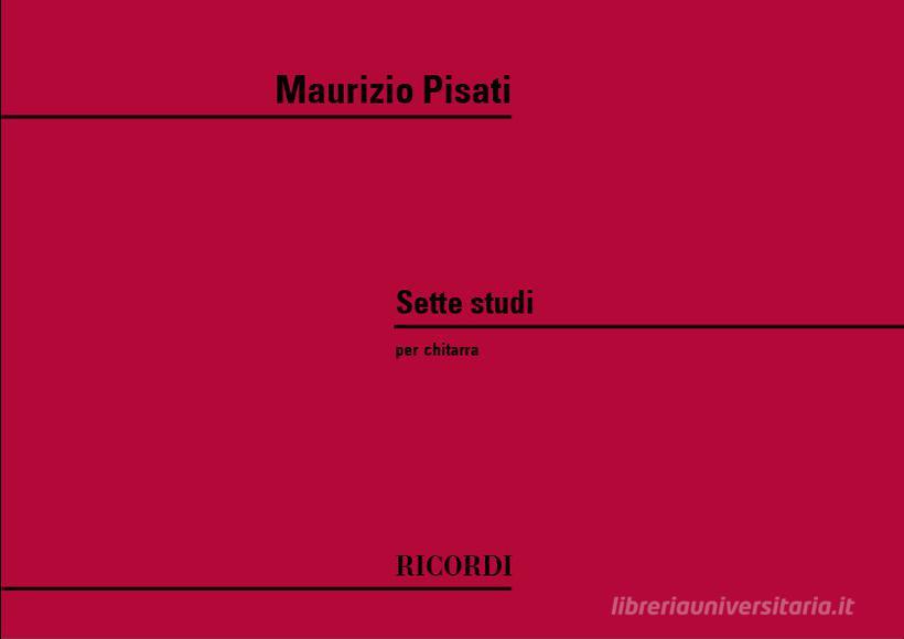 7 Studi Per Chitarra