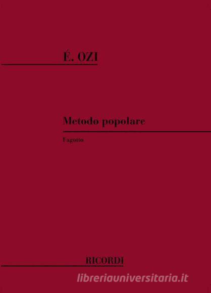 Metodo Popolare Ed. Torriani - Per Fagotto