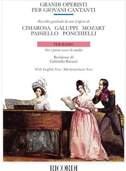 Grandi Operisti Per Giovani Cantanti Per Basso E Pianoforte Ed. G. Ravazzi