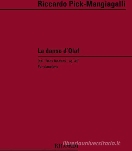 Danse D'Olaf Per Pianoforte