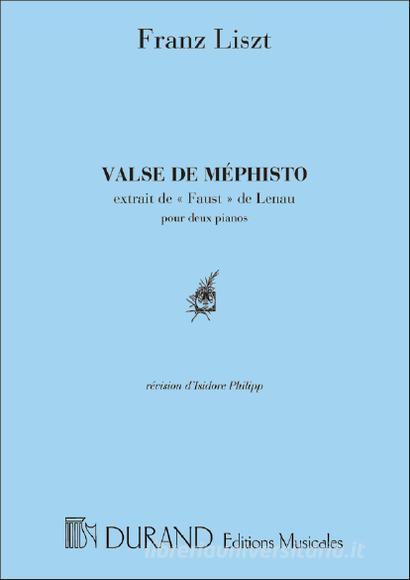 Mephisto Valse Pour 2 Pianos Partition